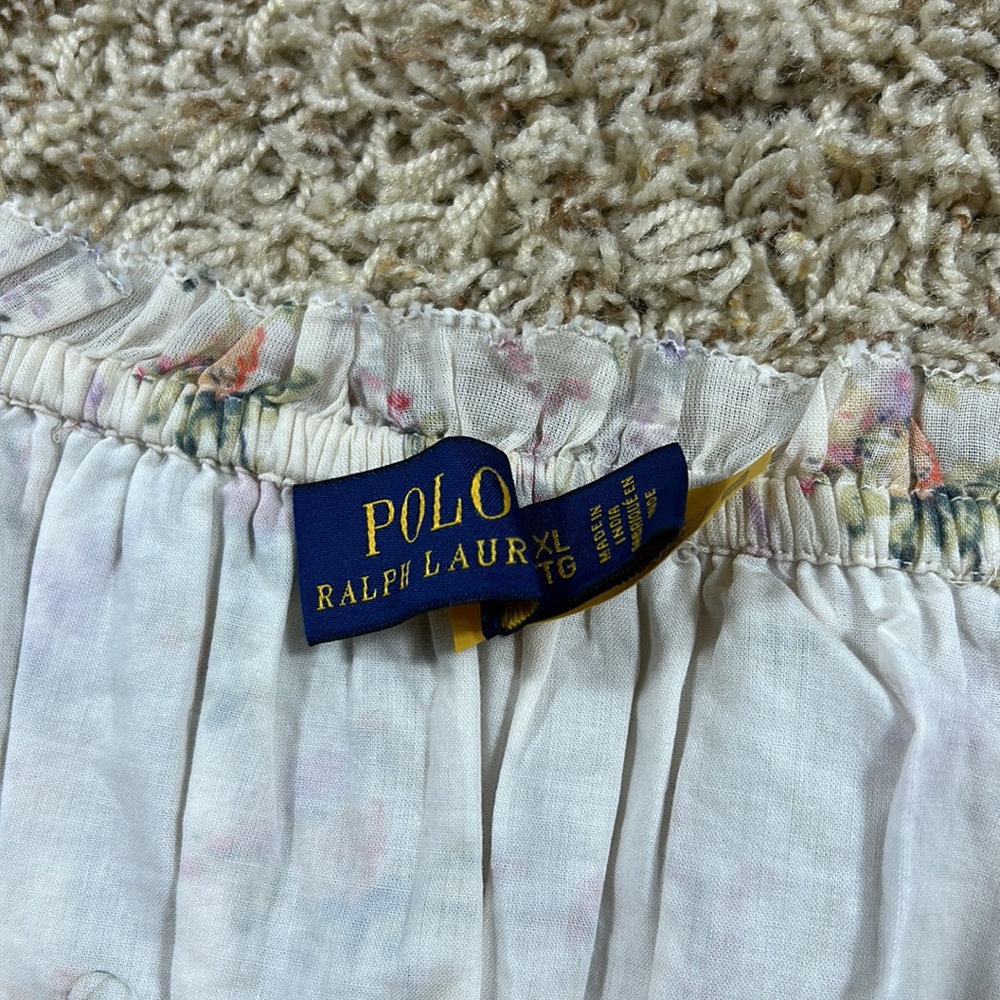 Polo Ralph Lauren - Watercolor Landscape Crop Top - Size XL - Picture 8 of 8